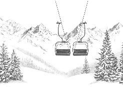 Carta da parati Alpine Immersion