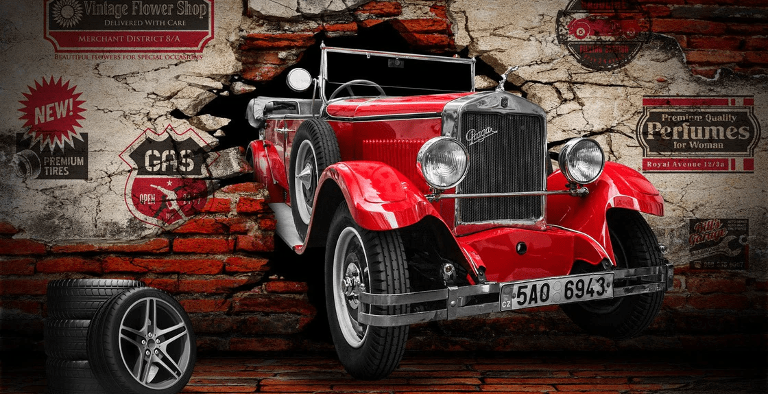 Carta da parati Collezione Auto