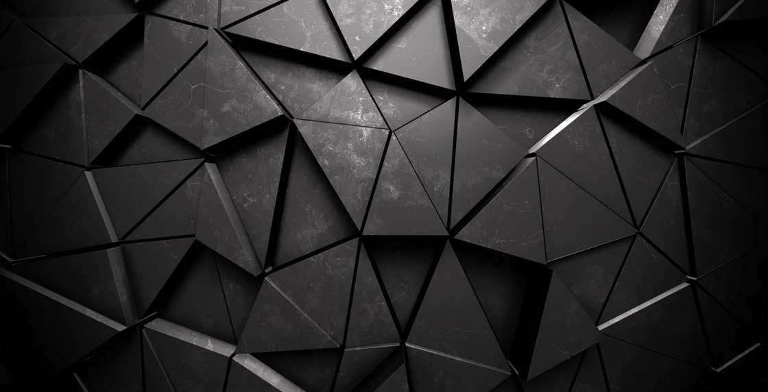Carta da parati 3D Black Perspective