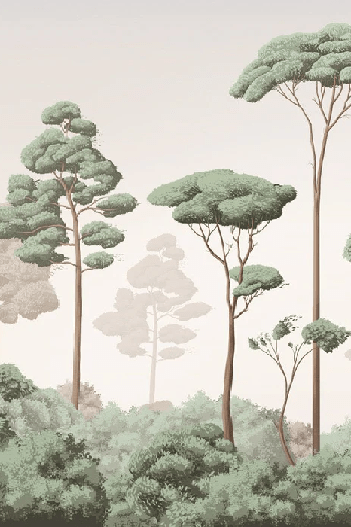 Carta da parati Brezza leggera nella pineta