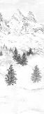 Carta da parati Aiguilles d'Arves