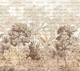 Carta da parati giungla luminosa