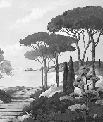 Carta da parati passeggiata nelle calanques verdi