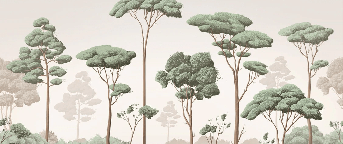 Carta da parati Brezza leggera nella pineta