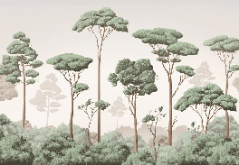 Carta da parati Brezza leggera nella pineta