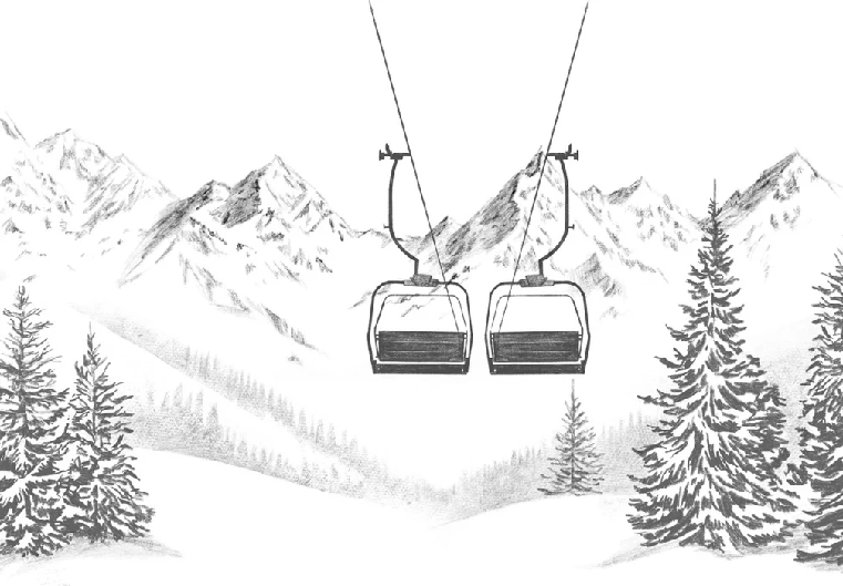 Carta da parati Alpine Immersion