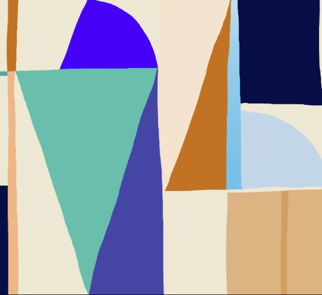 Carta da parati astratta geometrica di tendenza