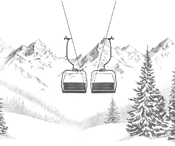 Carta da parati Alpine Immersion