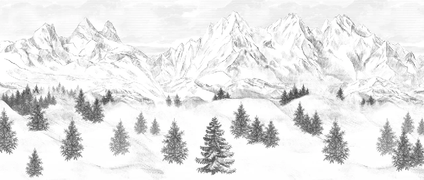 Carta da parati Aiguilles d'Arves