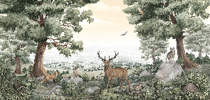 Carta da parati vita degli animali