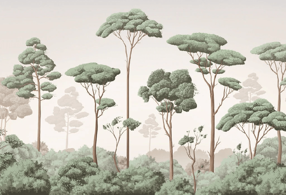 Carta da parati Brezza leggera nella pineta