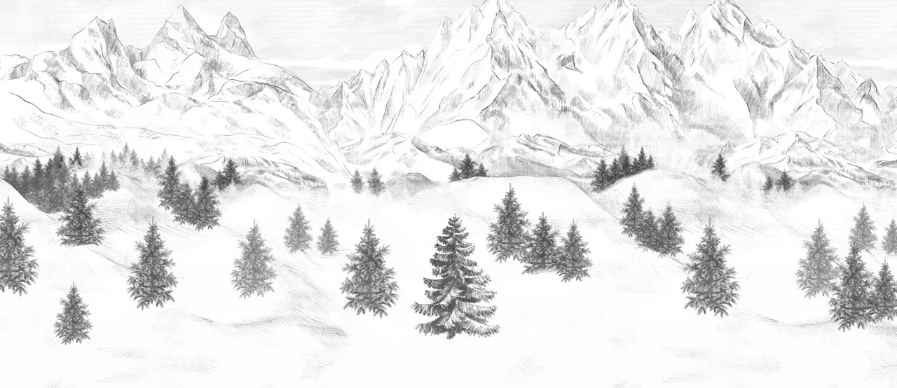 Carta da parati Aiguilles d'Arves