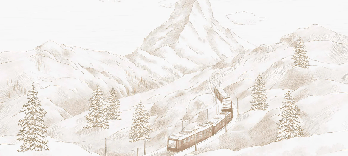 Panoramic Matterhorn sepia wallpaper, XXL, tendance