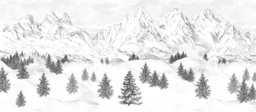 Carta da parati Aiguilles d'Arves