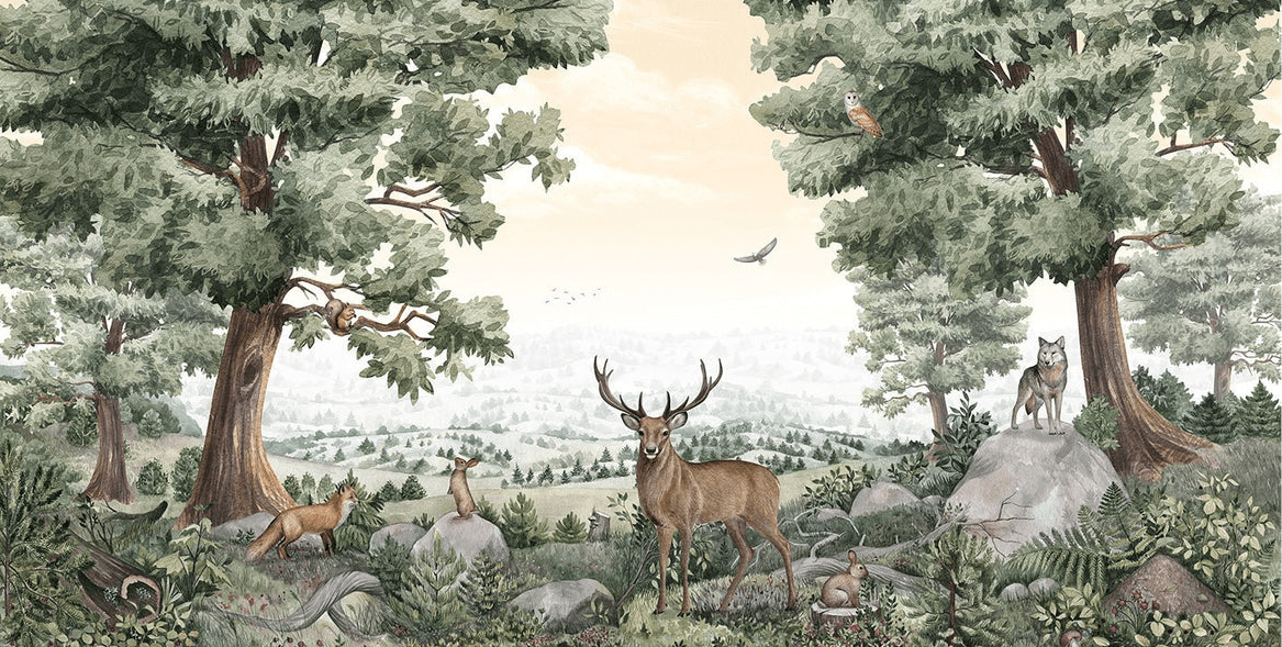 Carta da parati vita degli animali