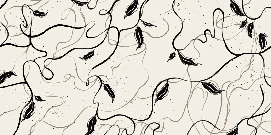 Carta da parati vegetale -  Linee greige