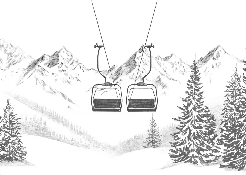 Carta da parati Alpine Immersion