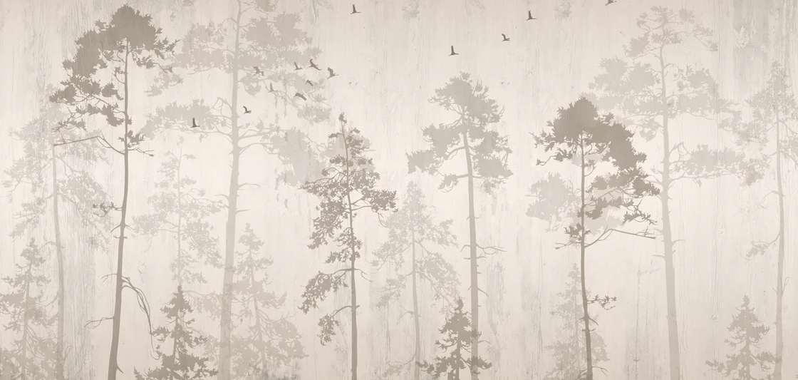 Carta da parati Foresta autunnale