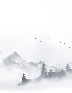 Carta da parati zen paesaggio minimalista