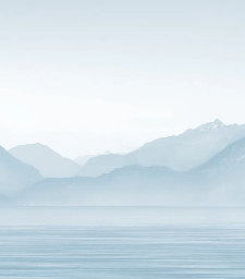 Carta da parati Annecy e il suo tranquillo lago