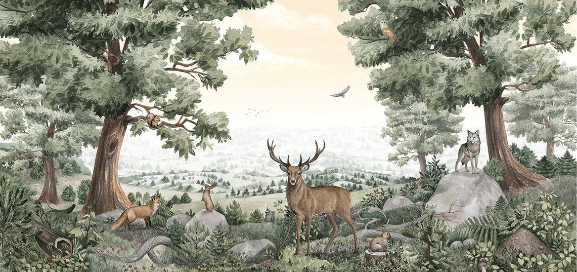 Carta da parati vita degli animali