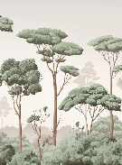 Carta da parati Brezza leggera nella pineta