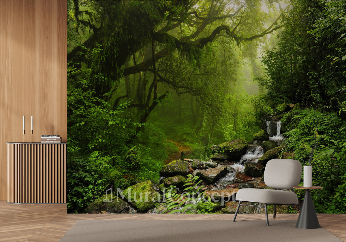 Carta da parati Cascade & Forest