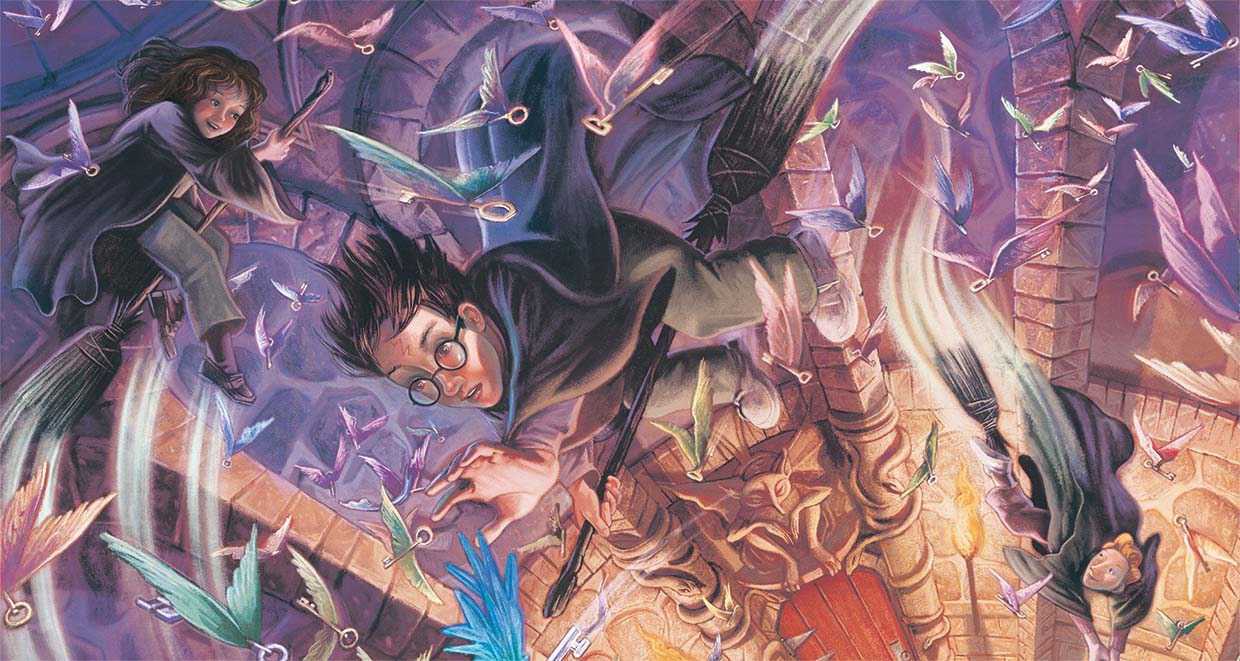 Papier peint panoramique Harry Potter Poudlard fantaisie, XXL, tendance