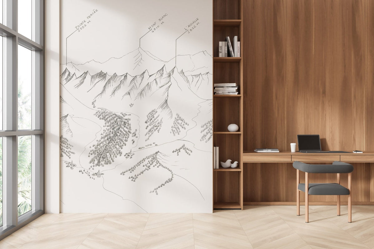 Carta da parati montagna – La Clusaz e le sue vette