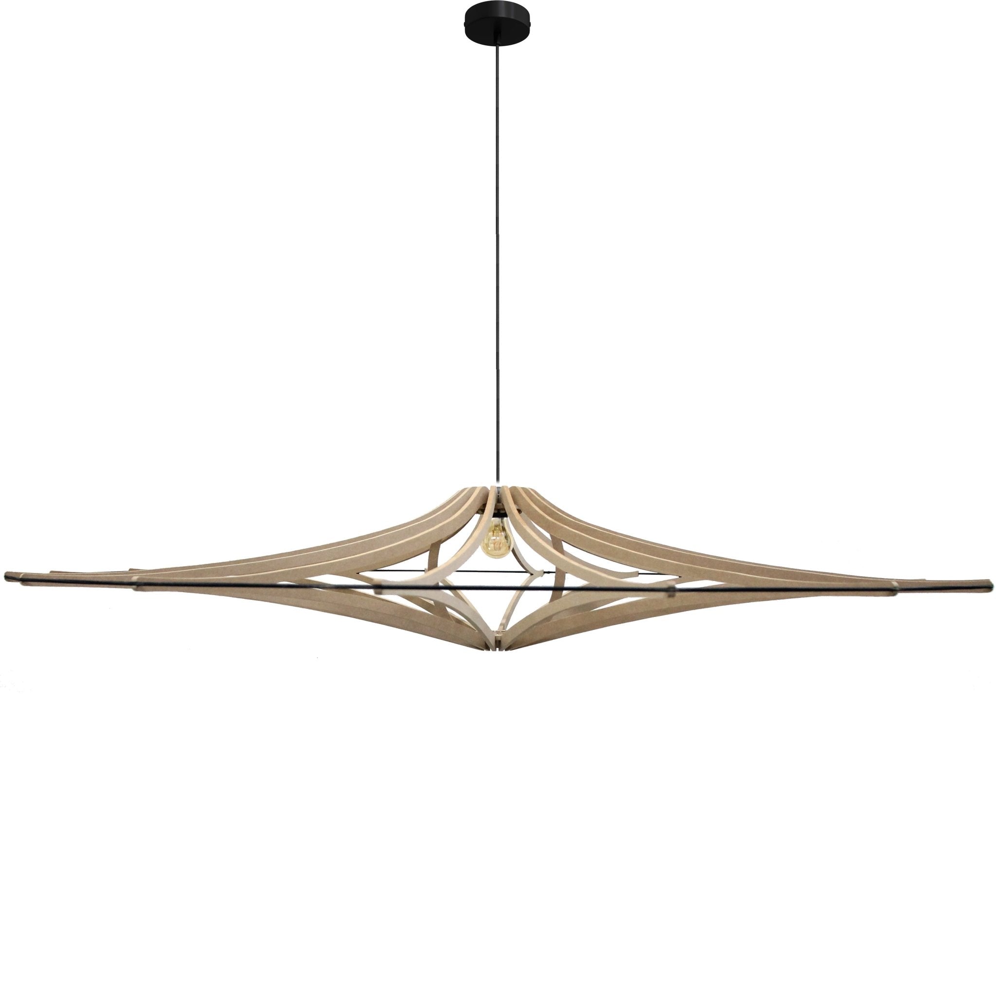 Suspension luminaire Design bois - papier peint sur mesure francais - muralconcept