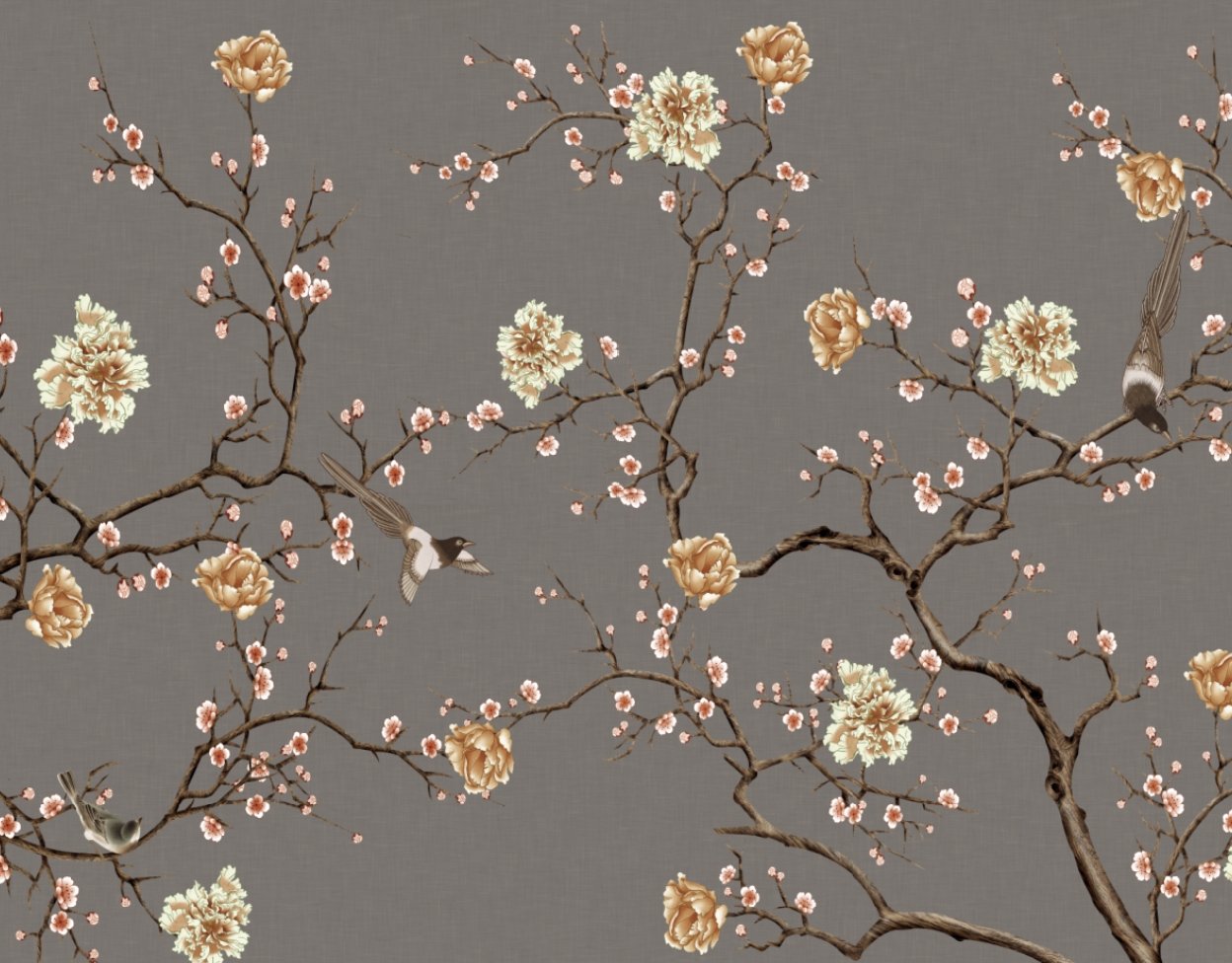 VP Papier peint Fleur de printemps - papier peint sur mesure francais - muralconcept