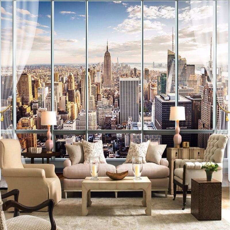 Papier peint From Building New York - papier peint sur mesure francais - muralconcept