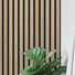 Papier peint tasseau de bois chêne lé unique - papier peint sur mesure francais - muralconcept