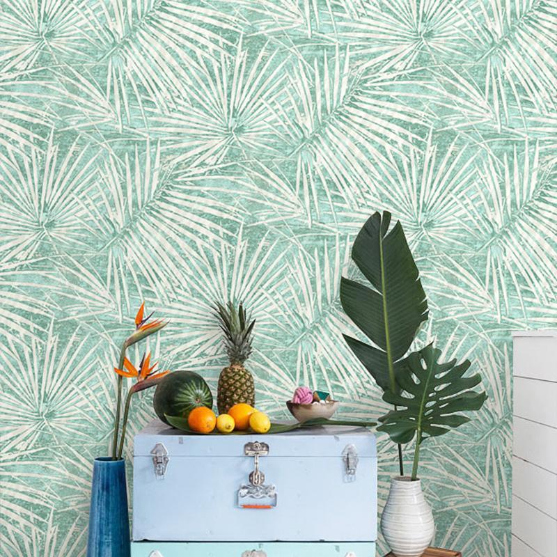 Papier peint Fleur de Palmacés Scandinave - papier peint sur mesure francais - muralconcept
