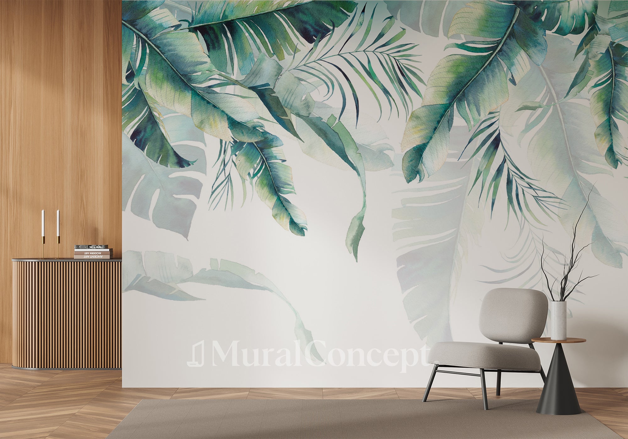 Papier peint Jungle & Scandinave style - panoramique français