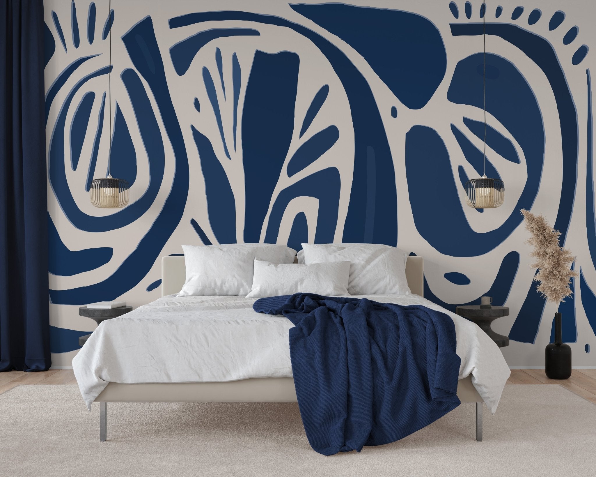Papier peint panoramique les Cyclades, mural concept, tendance
