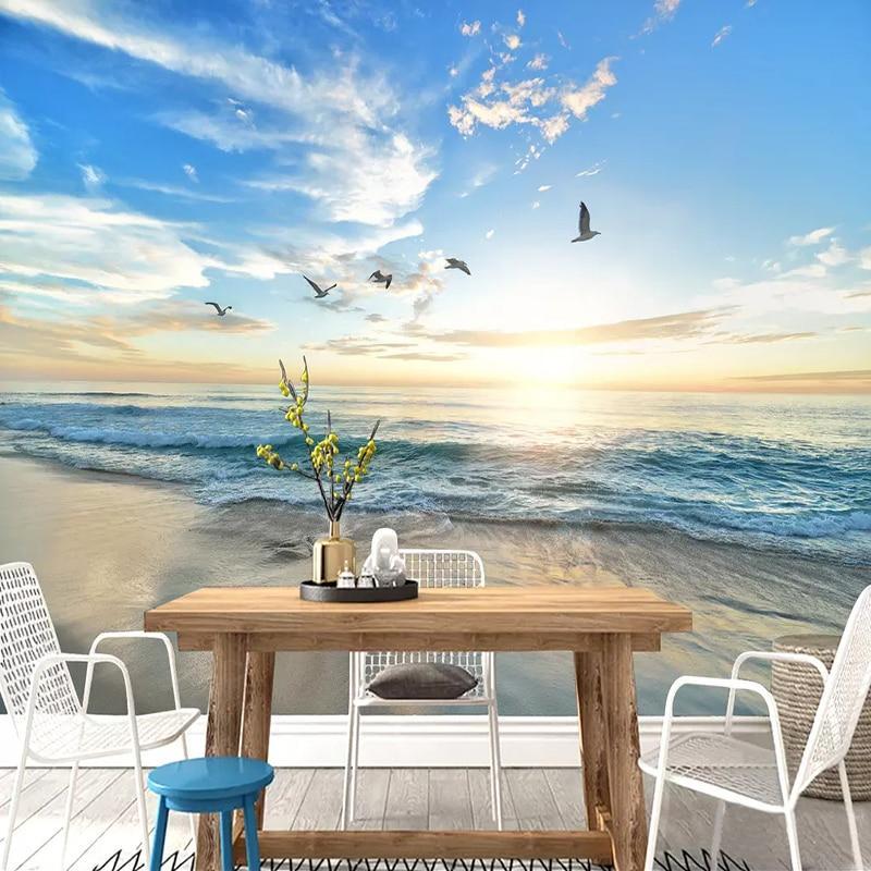 Papier peint Plage Paradisiaque - papier peint sur mesure francais - muralconcept