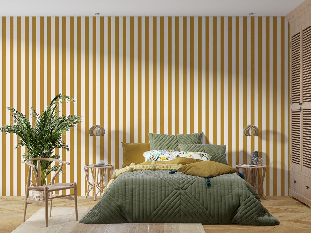 Papier peint rayure rétro - Muralconceptpapier_peint_sur_mesure