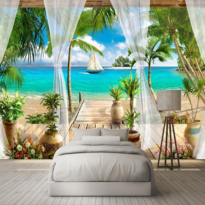 Papier peint Windows Sea - papier peint sur mesure francais - muralconcept