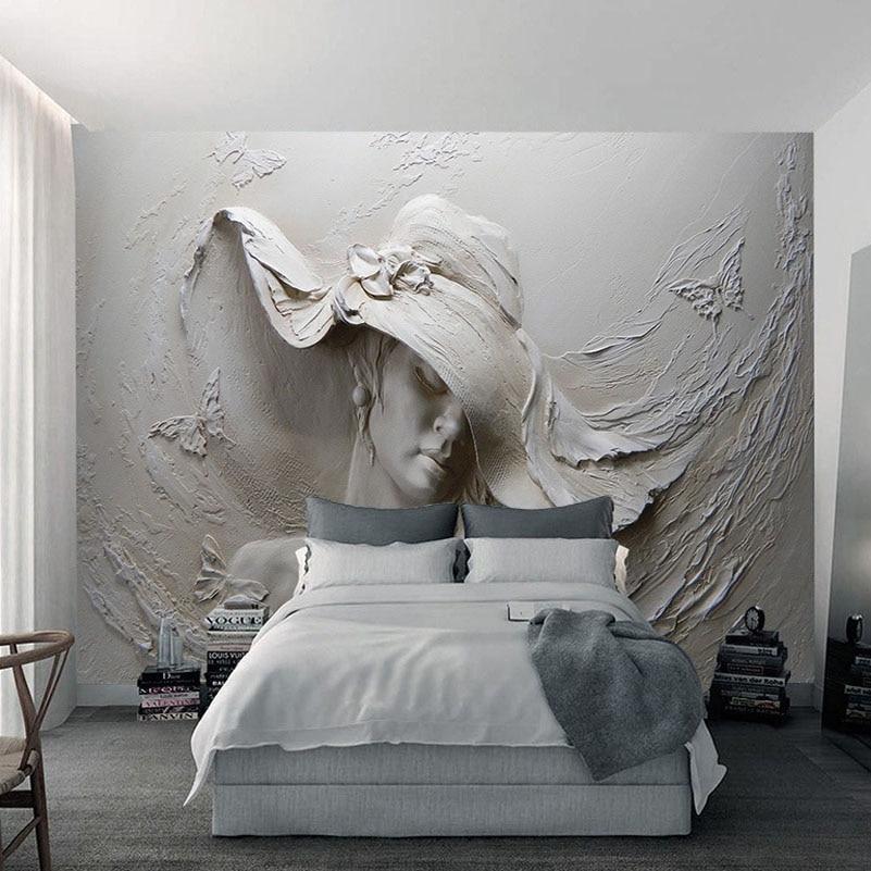 Papier peint Woman Sculpt - papier peint sur mesure francais - muralconcept