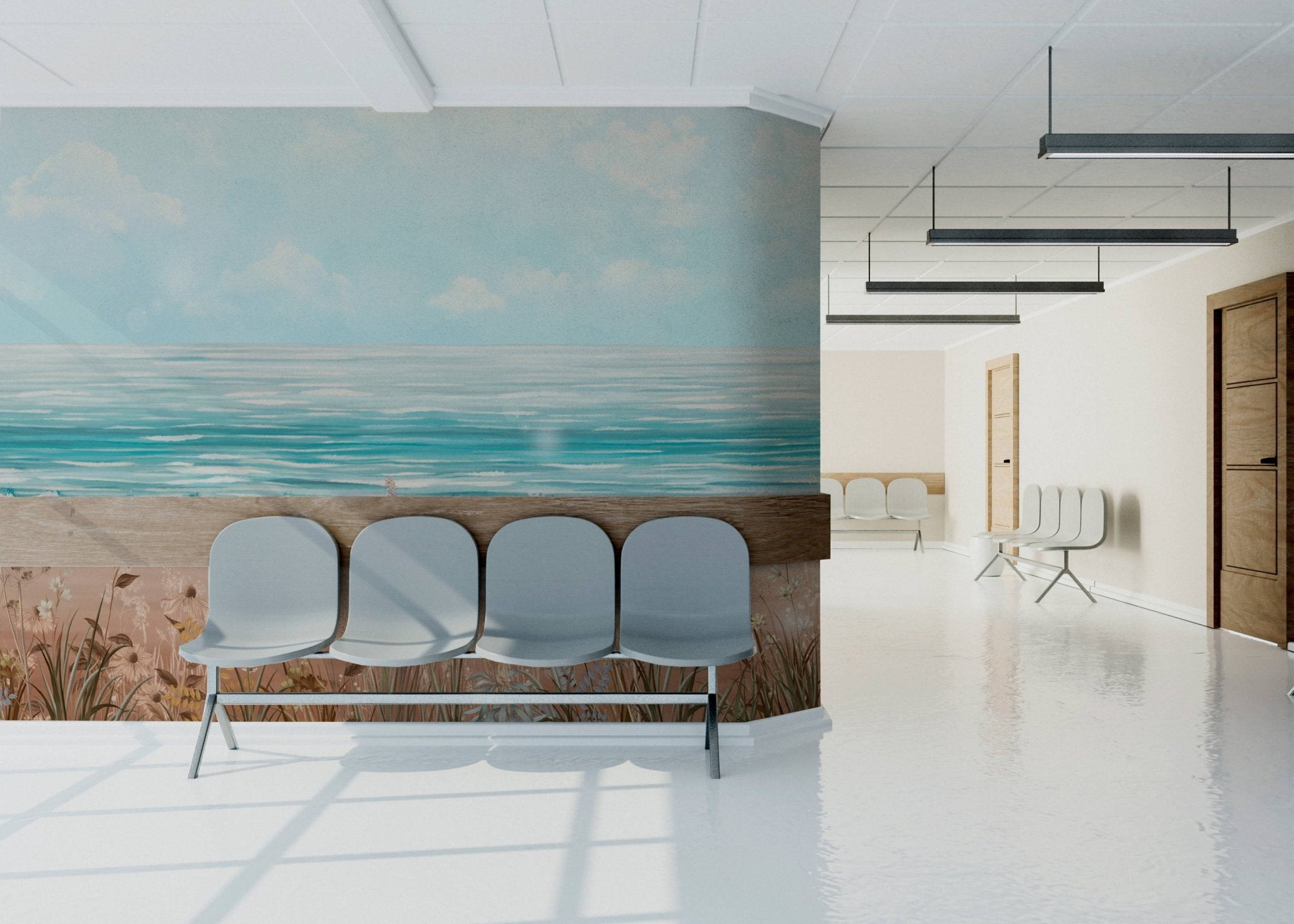 Le papier peint panoramique pour les collectivités : des espaces collectifs vivants qui changent de l’ordinaire