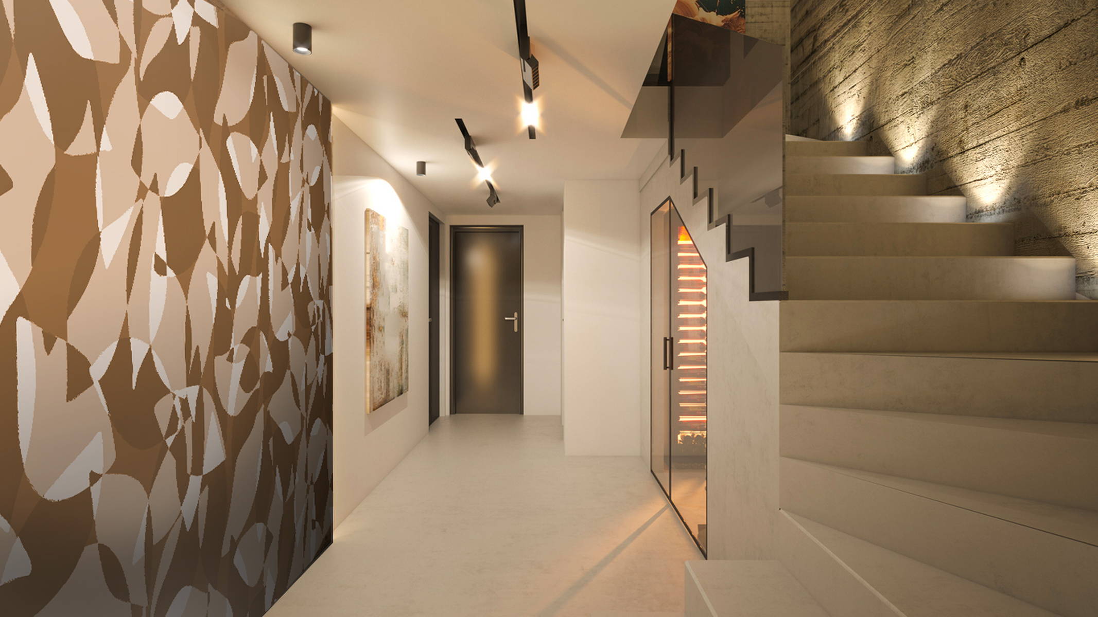 Quel papier peint mettre dans un couloir ?