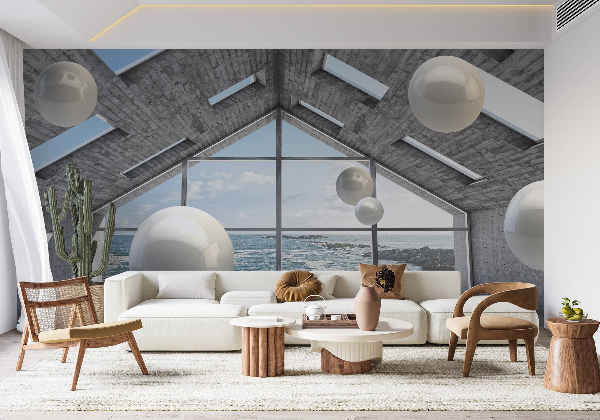 Le papier peint trompe l’œil pour donner de nouvelles perspectives à votre intérieur