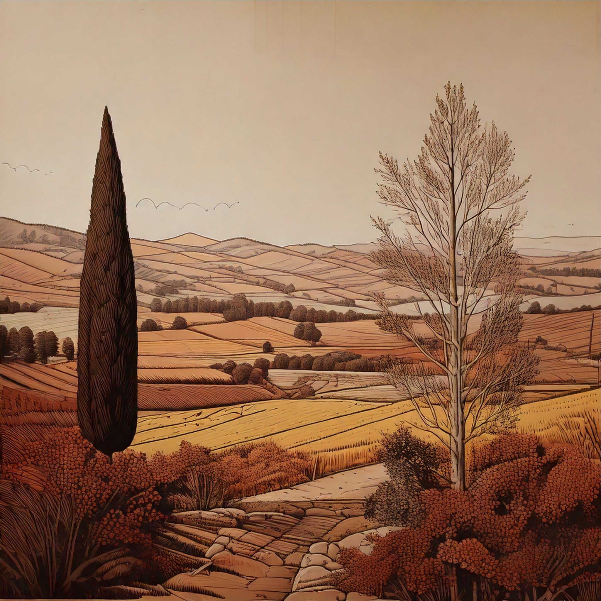 Papier peint panoramique paysage - Muralconcept