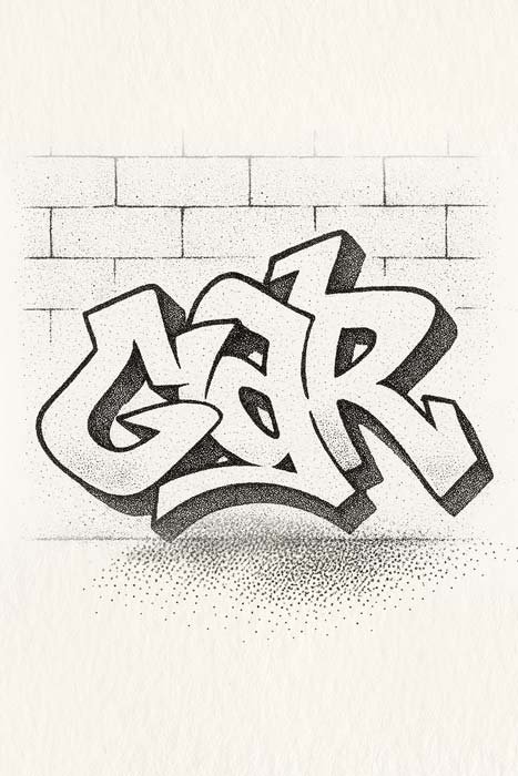 Papier peint Street art - Graffiti