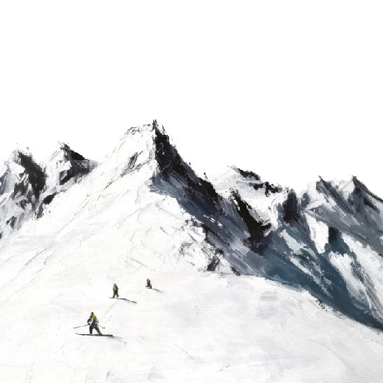 Carta da parati per lo sci alpinismo