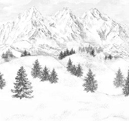 Sfondo della montagna di Chamonix
