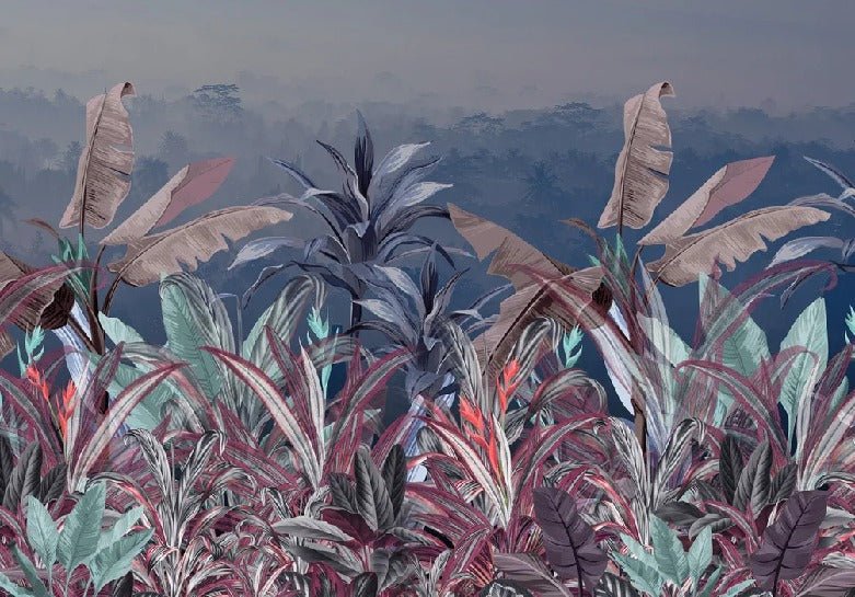 Papier peint panoramique éclat botanique, XXL, tendance