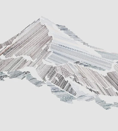 Ristorante carta da parati grafica stile montagna