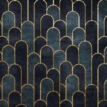 Papier peint dark blue chic, XXL, tendance